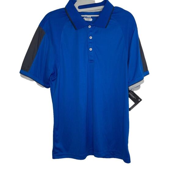Fila Mens Shirt Polo Size M Blue Short Sleeve Pullover Collared Unlined - Picture 1 of 16